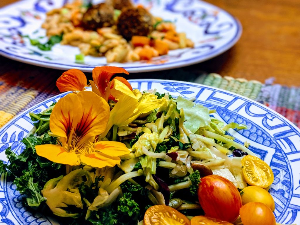 nasturtium salad IYSL Lisa Boesen